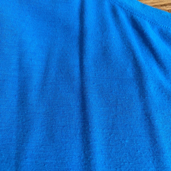 Zenana Outfitters Oversized Blue T-Shirt Relaxed Fit - Picture 12 of 12